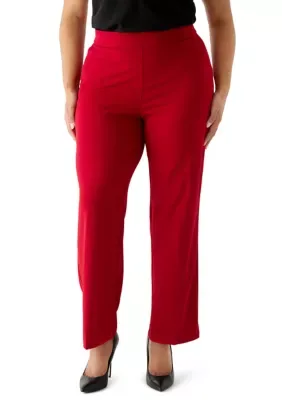 Side Button Ponte Pants by Anne Klein