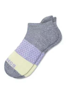 Marl Tri Block Ankle Socks