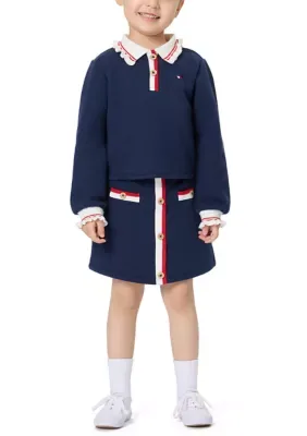 2-Piece Collared Shirt and Skirt Set by Tommy Hilfiger