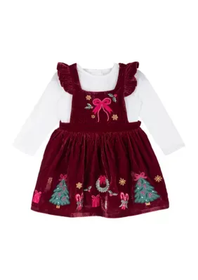 Velvet Appliqué Jumper by Rare Editions