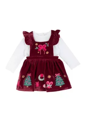 Velvet Appliqué Jumper by Rare Editions