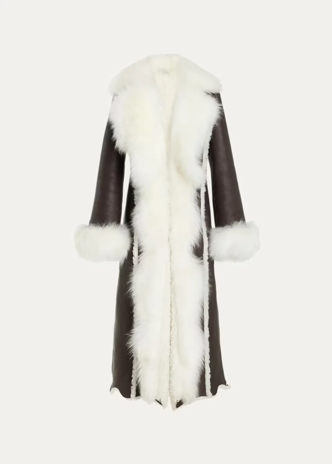 Prufrock Goat Shearling Long Coat by Gabriela Hearst