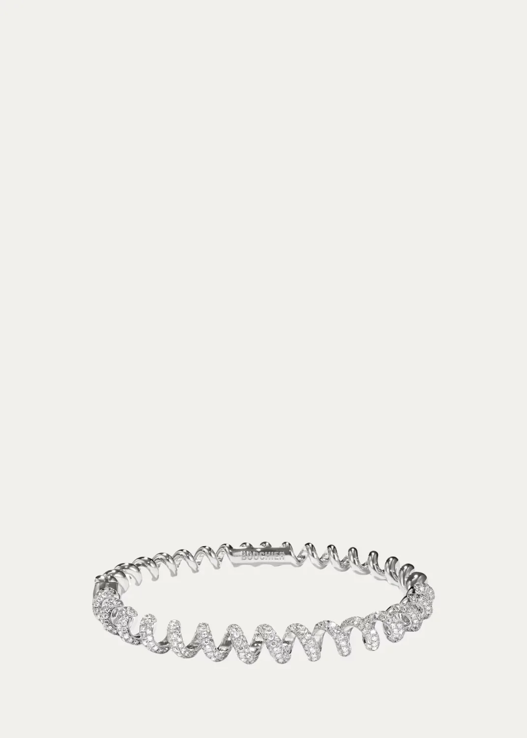 18K Yellow Gold Diamond Slinkee Bangle