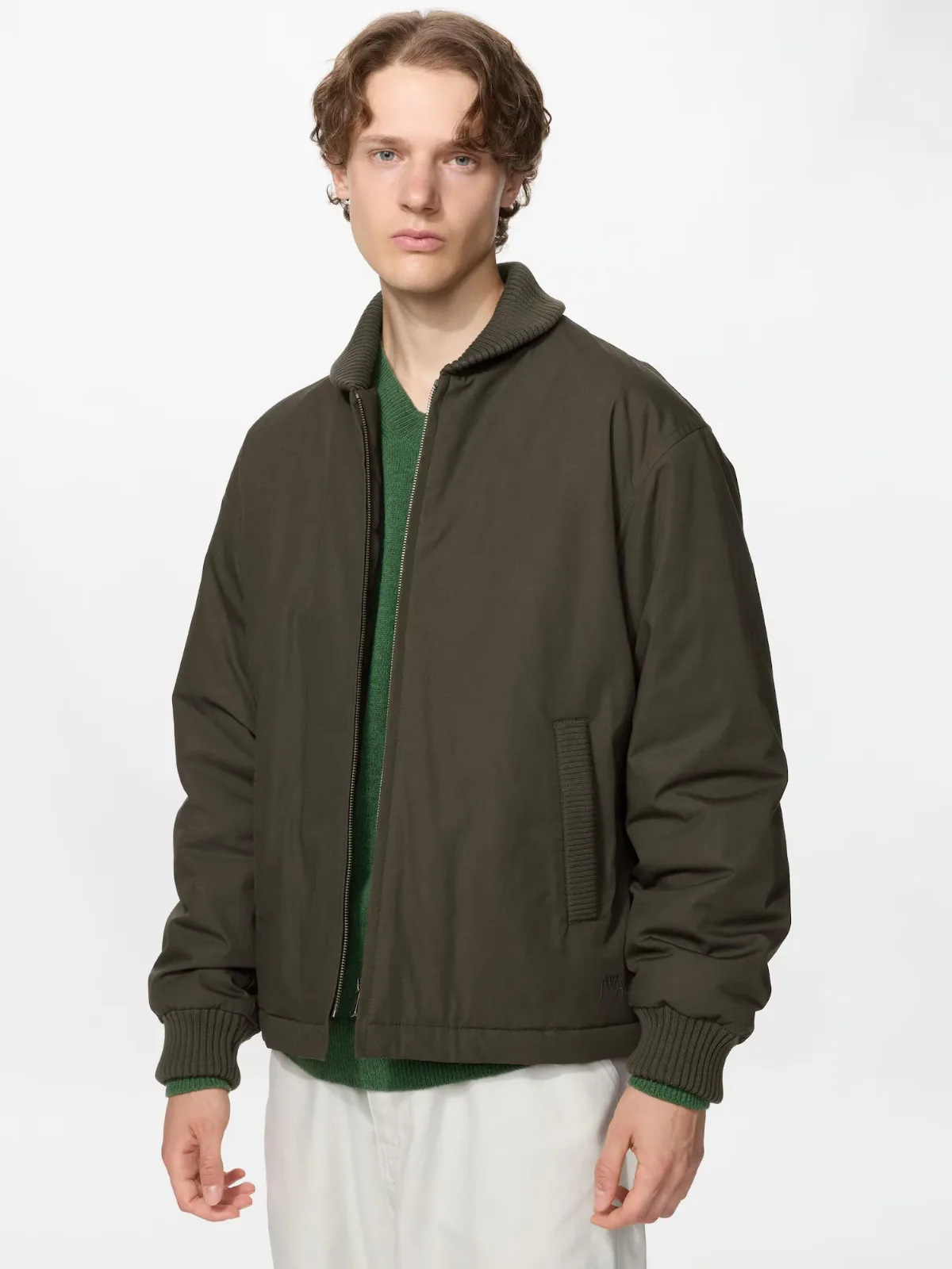 Ribbed Blouson Jacket by Uniqlo