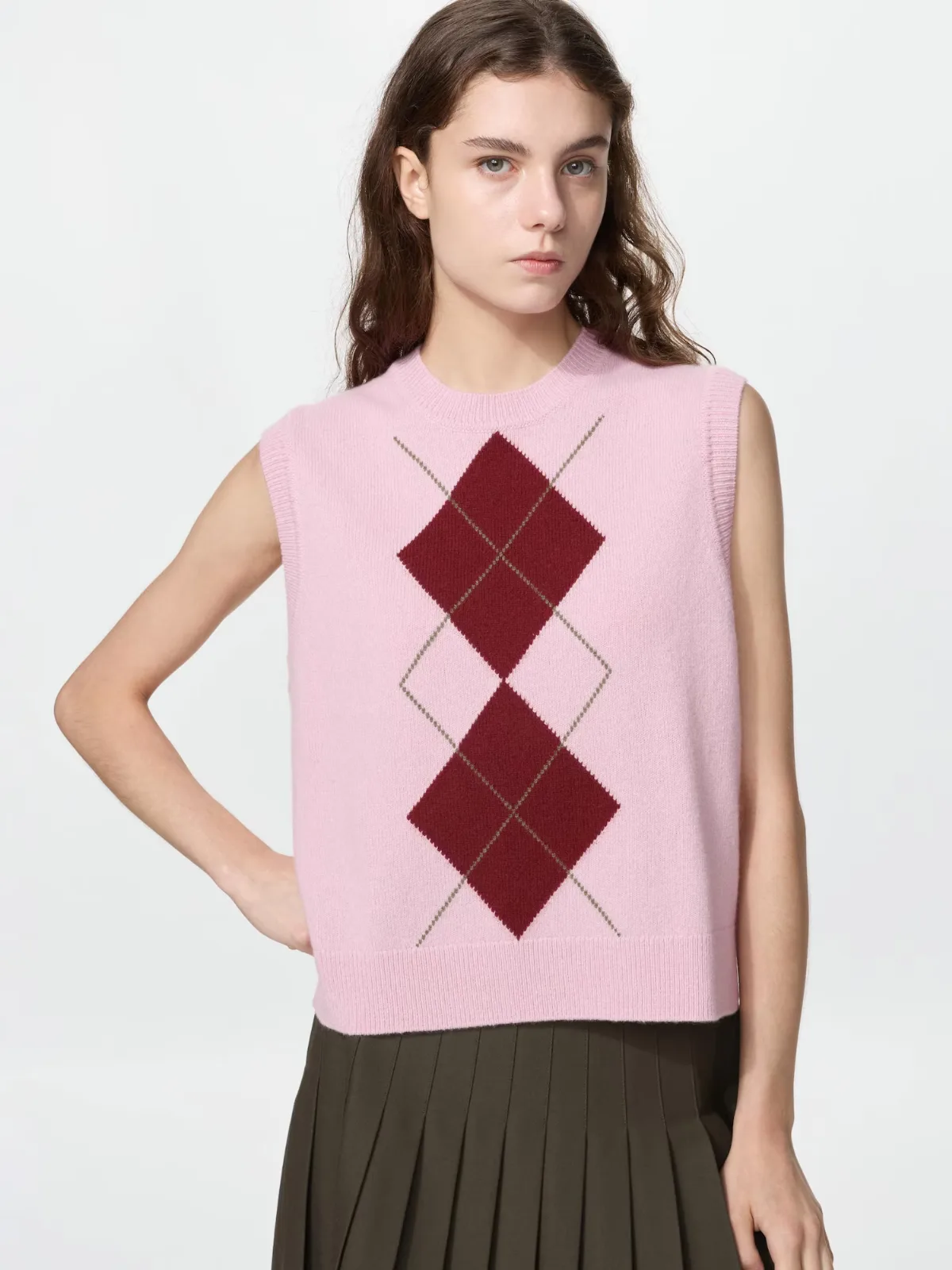 Wool Cashmere Vest by Uniqlo