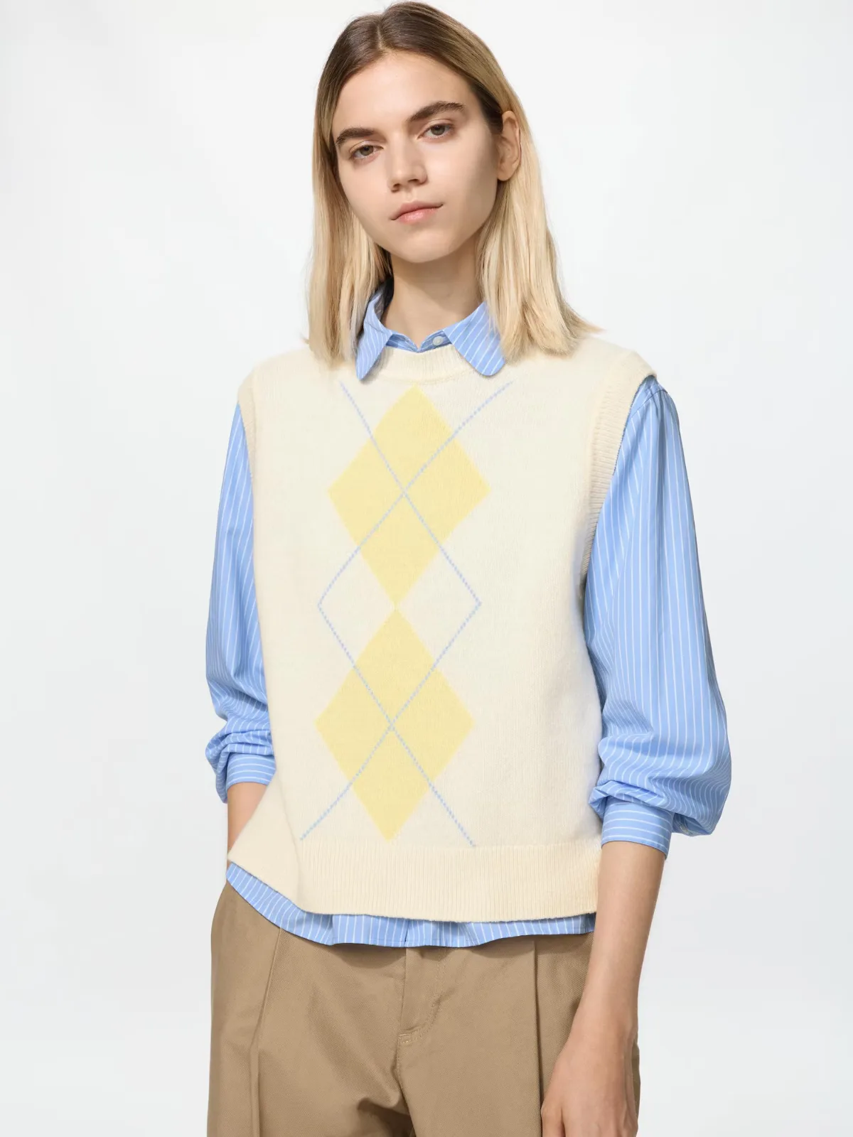 Wool Cashmere Vest by Uniqlo