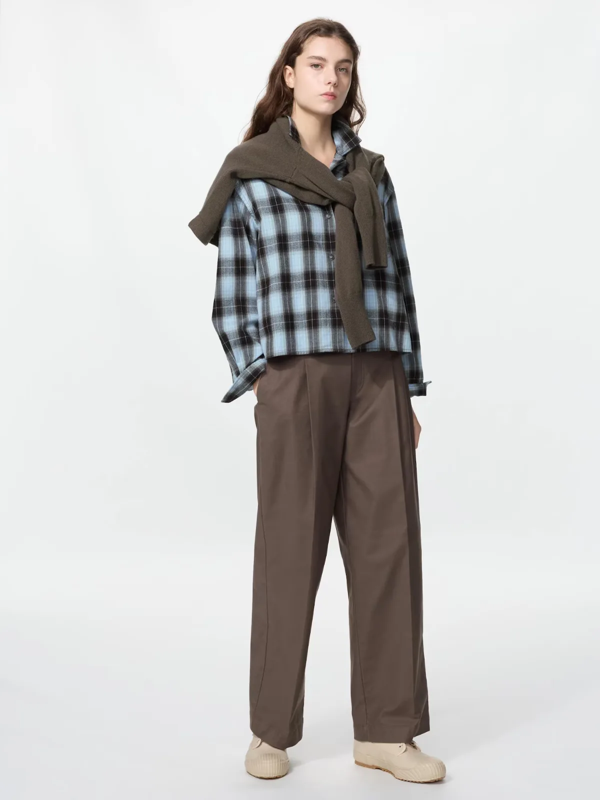 Pleated Chino Pants by Uniqlo