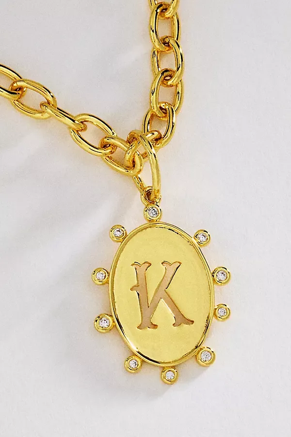 Goldbug x Anthropologie Initial Necklace by Goldbug Collection
