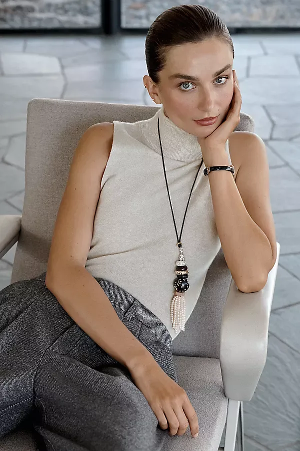 100% Cashmere Sleeveless Sweater by Anthropologie