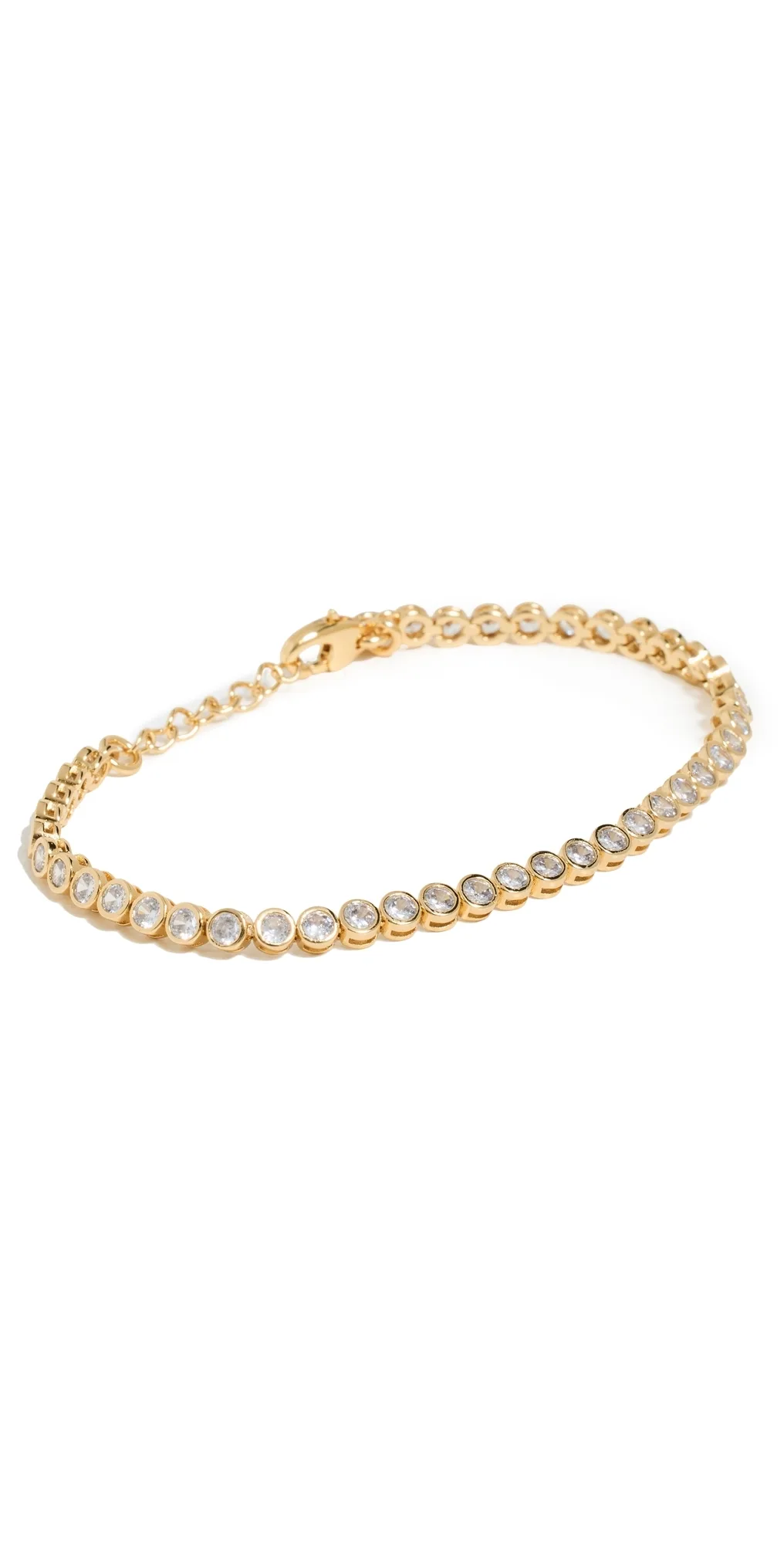 The Tennis Collection Bezel Set Crystal Bracelet by Madewell