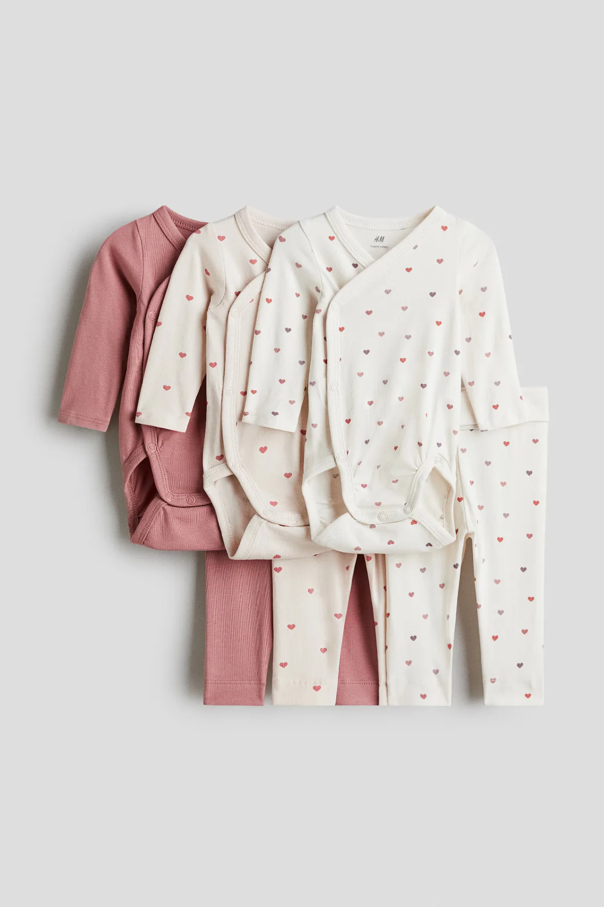 6-Piece Bodysuit and Pants Set by H&M