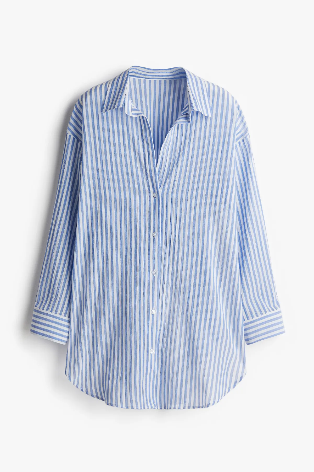 Long Cotton Shirt by H&M