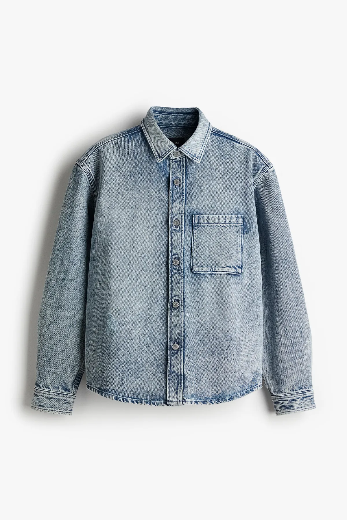 Boxy Denim Shirt by H&M