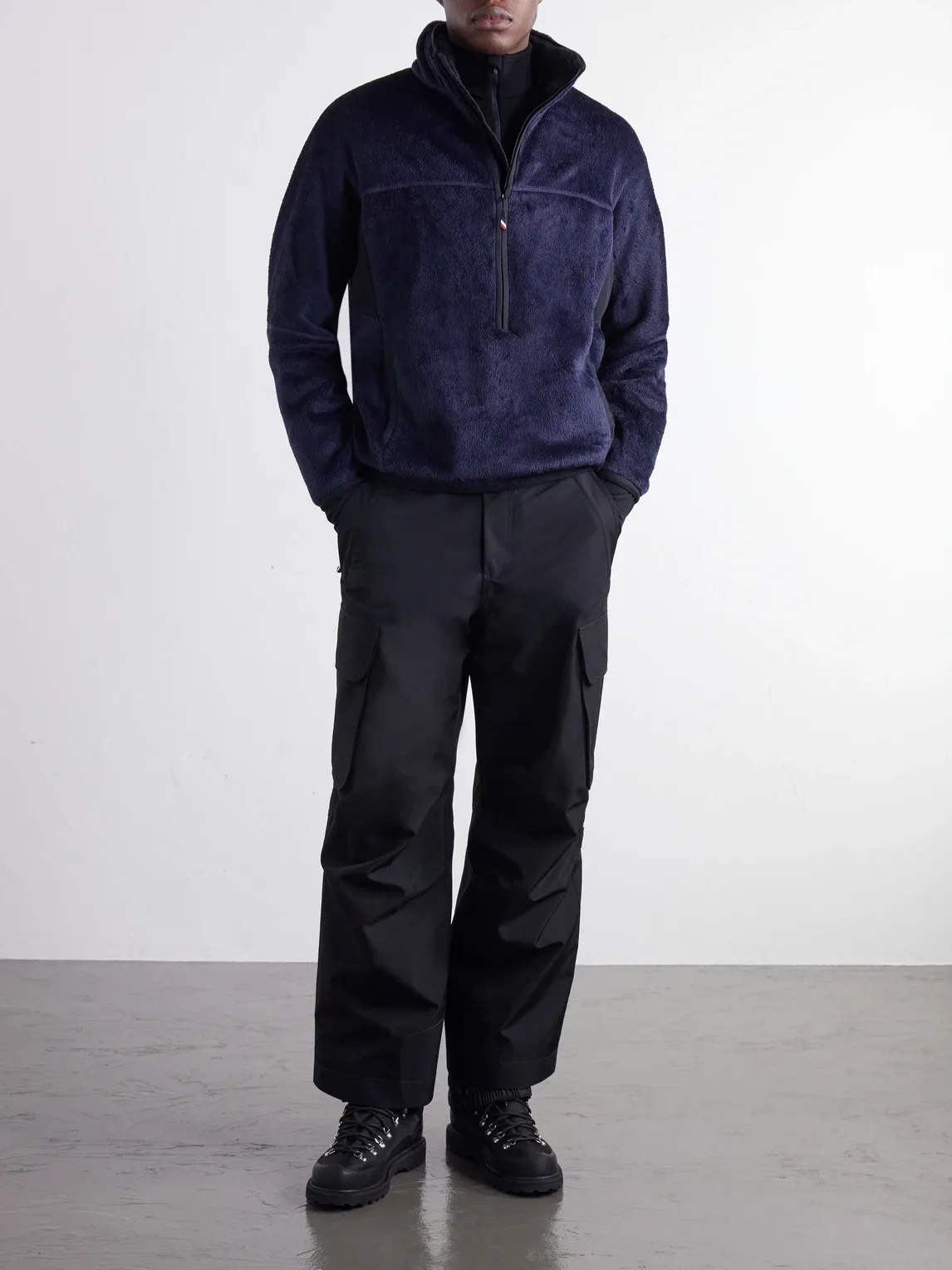 Moncler Grenoble Panelled Polartec Fleece Half-Zip Ski Mid-Layer by Moncler