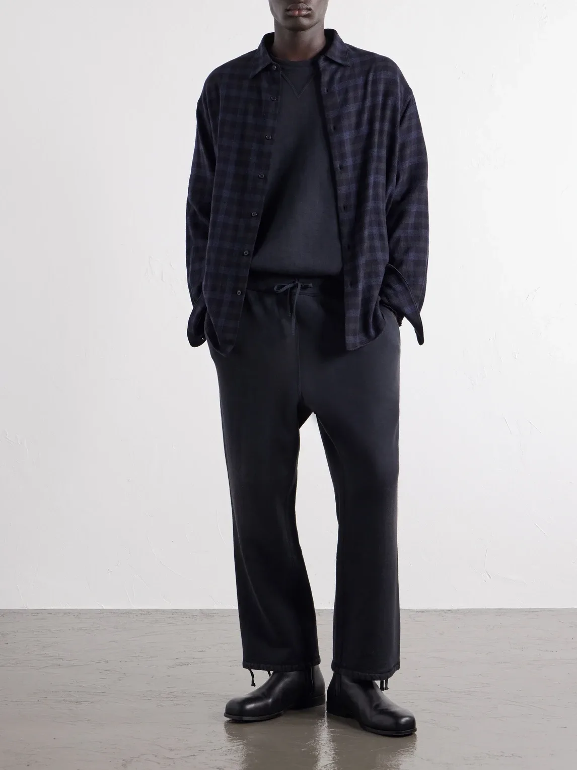 Straight-Leg Cotton-Jersey Sweatpants