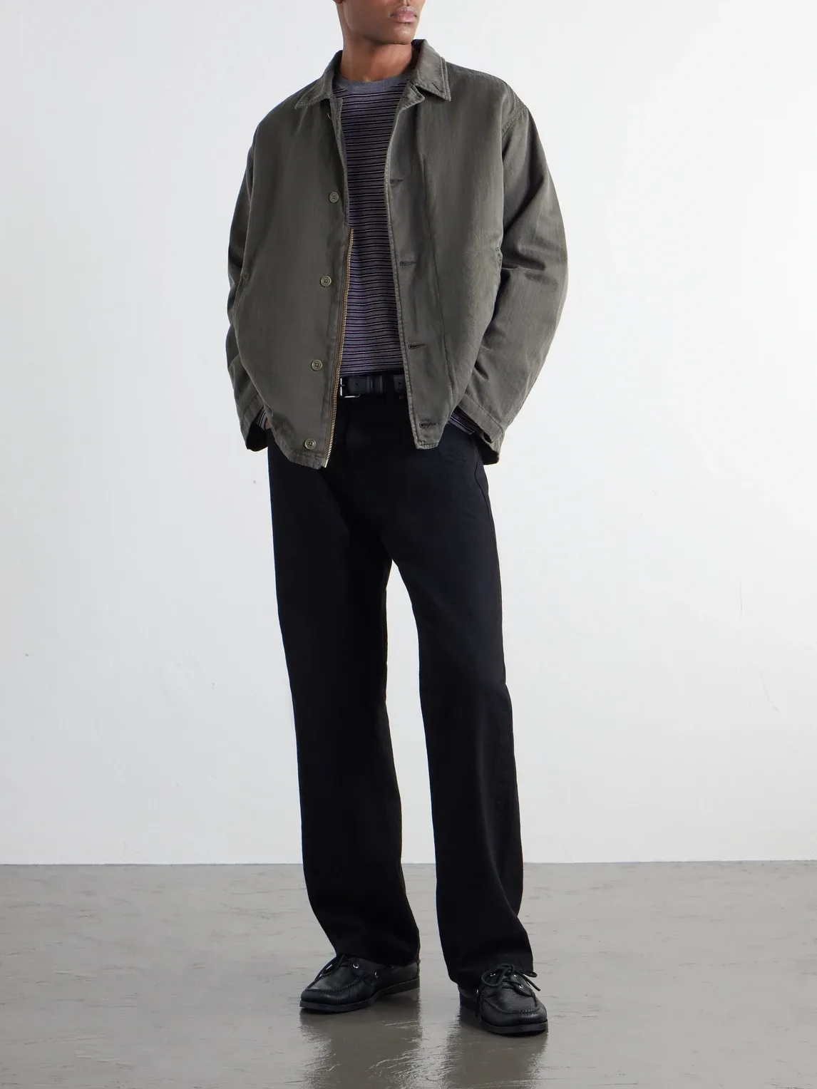 US Navy N-4 Deck Cotton-Herringbone Jacket by Apresse