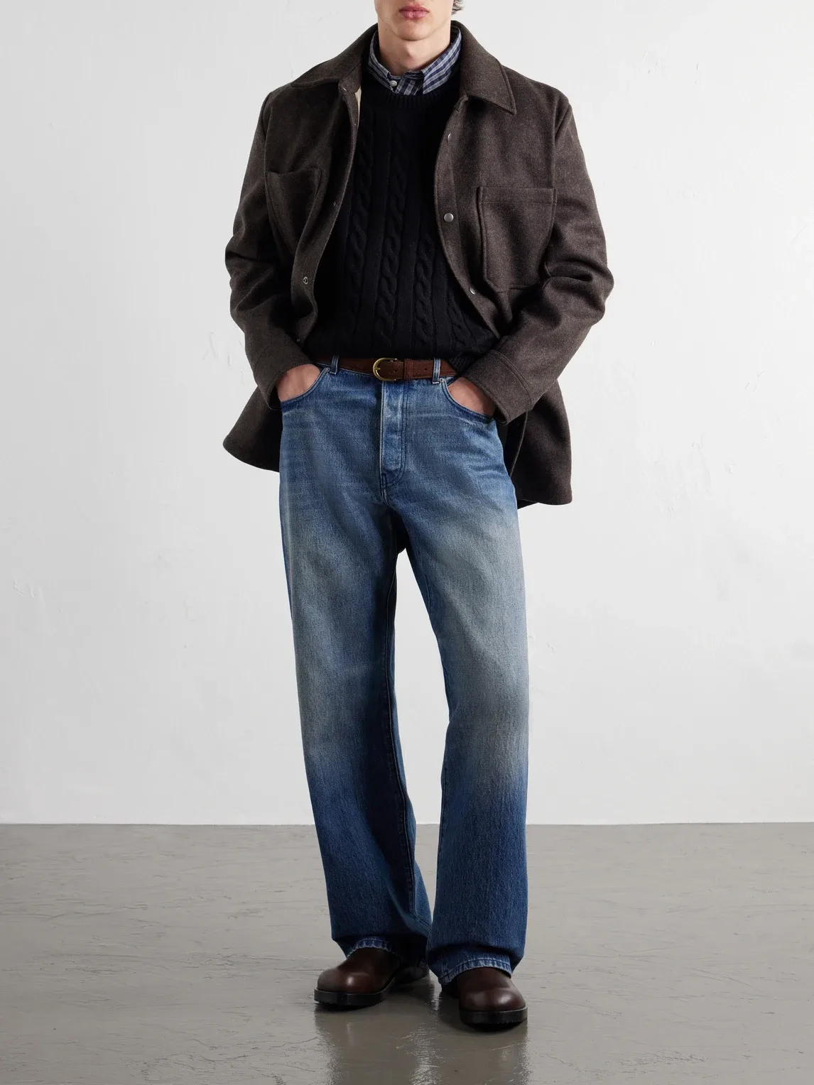 Marcel Wool-Blend Felt Overshirt