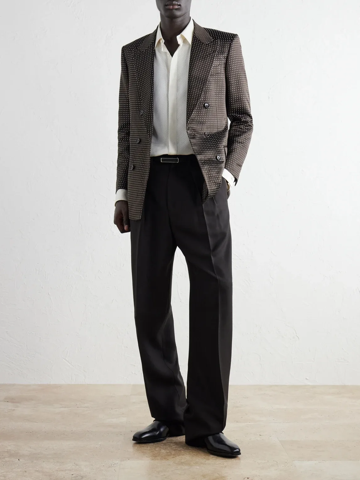 Double-Breasted Polka-Dot Silk-Satin Tuxedo Jacket by Tom Ford