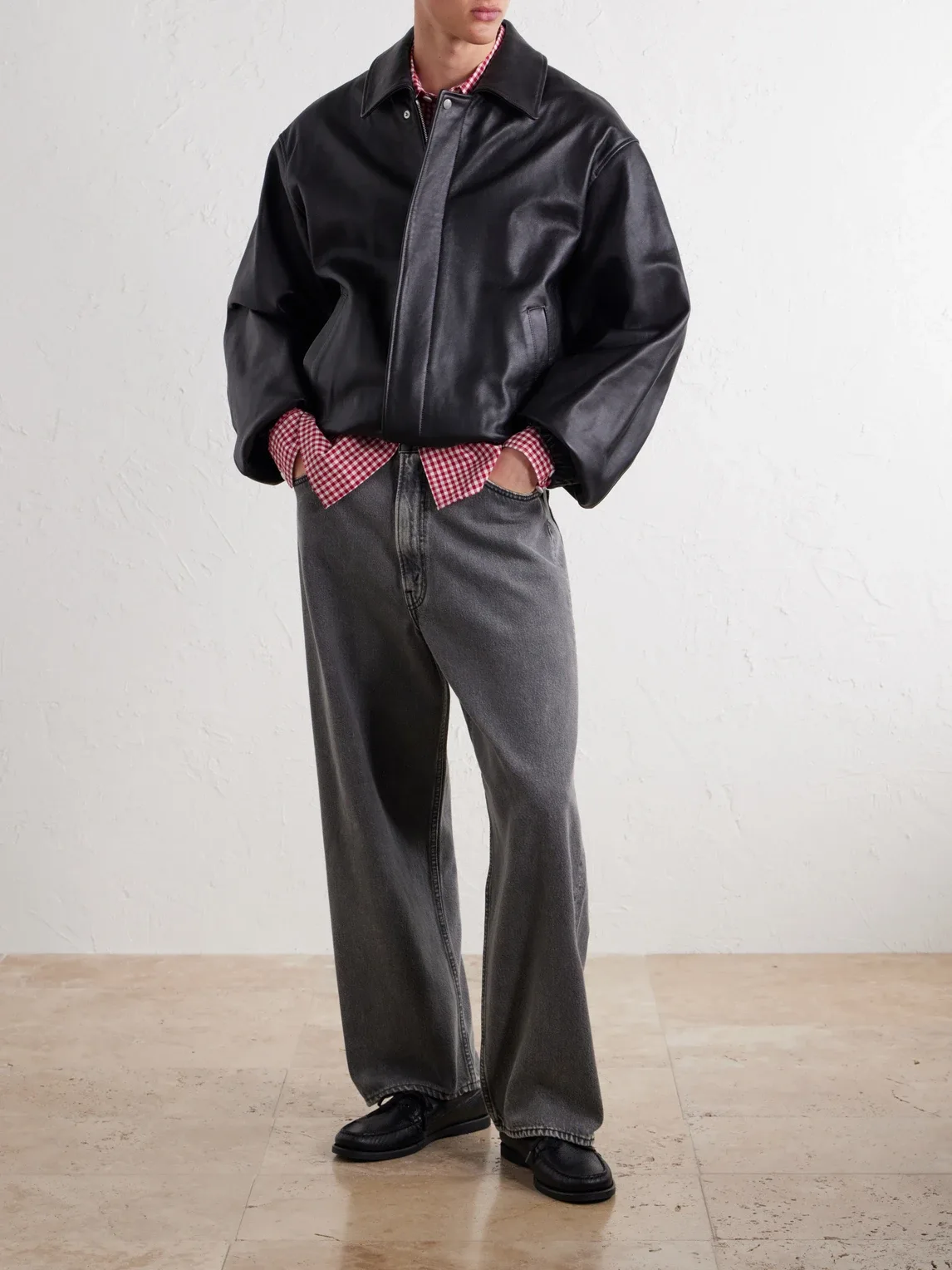 Super Dads Wide-Leg Jeans by Orslow