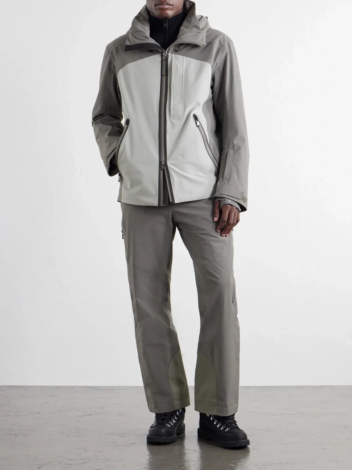 Fenno-T Hooded Logo-Embossed Stretch-Twill Padded Ski Jacket by Bogner