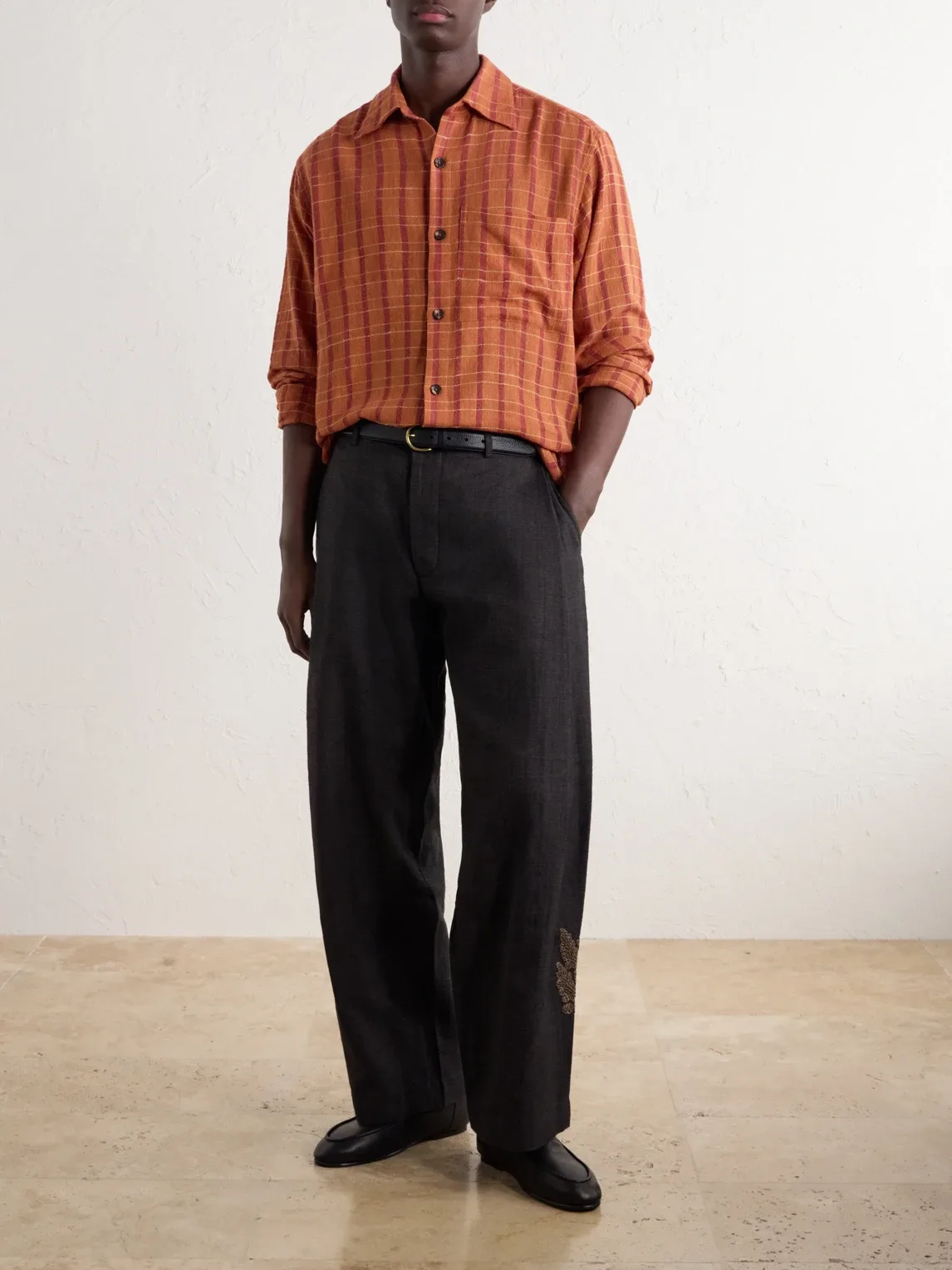 Pataudi Checked Handwoven Cotton Shirt