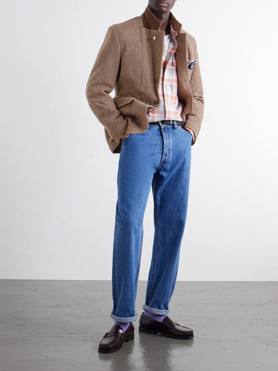 Games Herringbone Virgin Wool-Tweed Blazer
