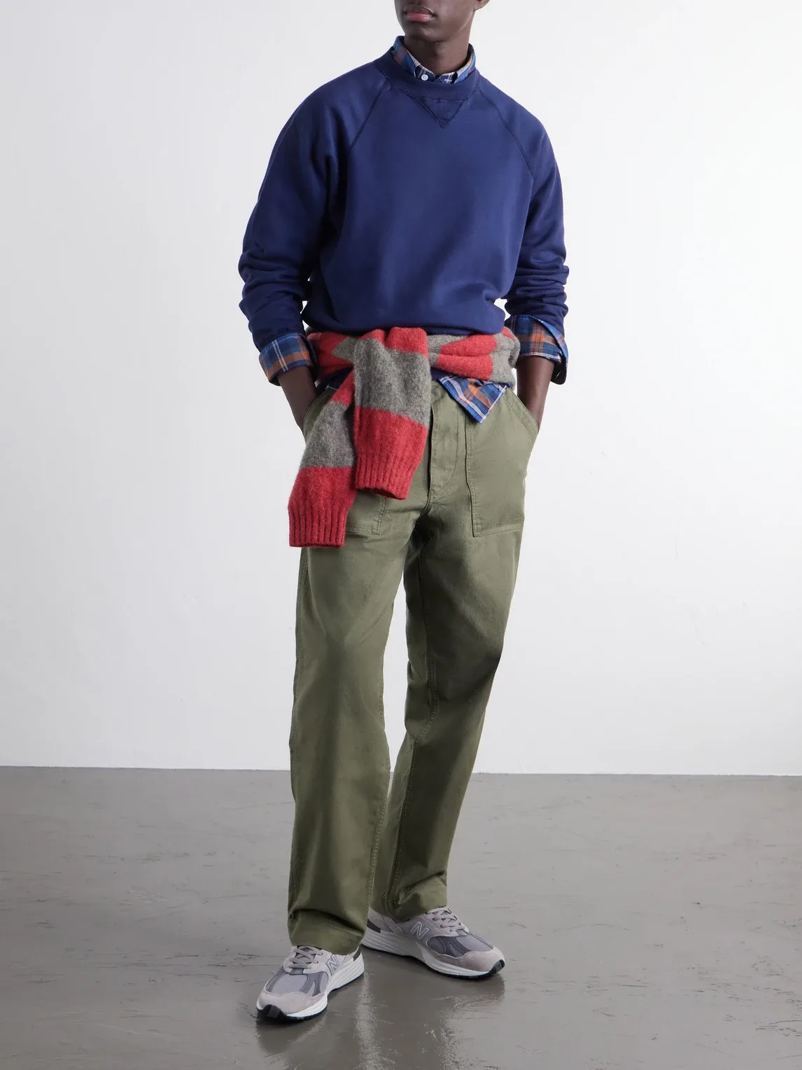 Garment-Washed Cotton-Jersey Sweatshirt
