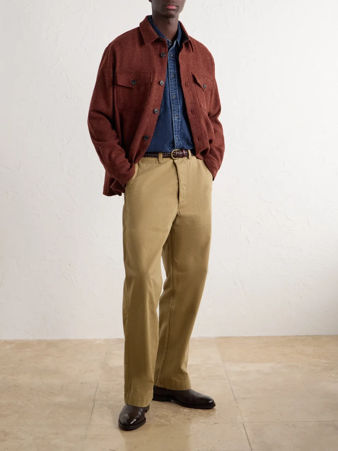 Mlange Wool-Tweed Overshirt