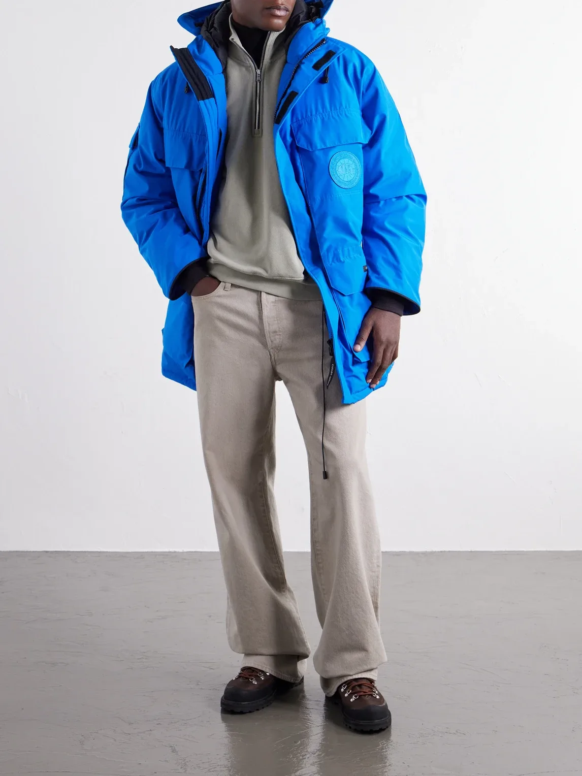 Expedition Hooded Logo-Appliquéd Shell Down Parka by Canada Goose