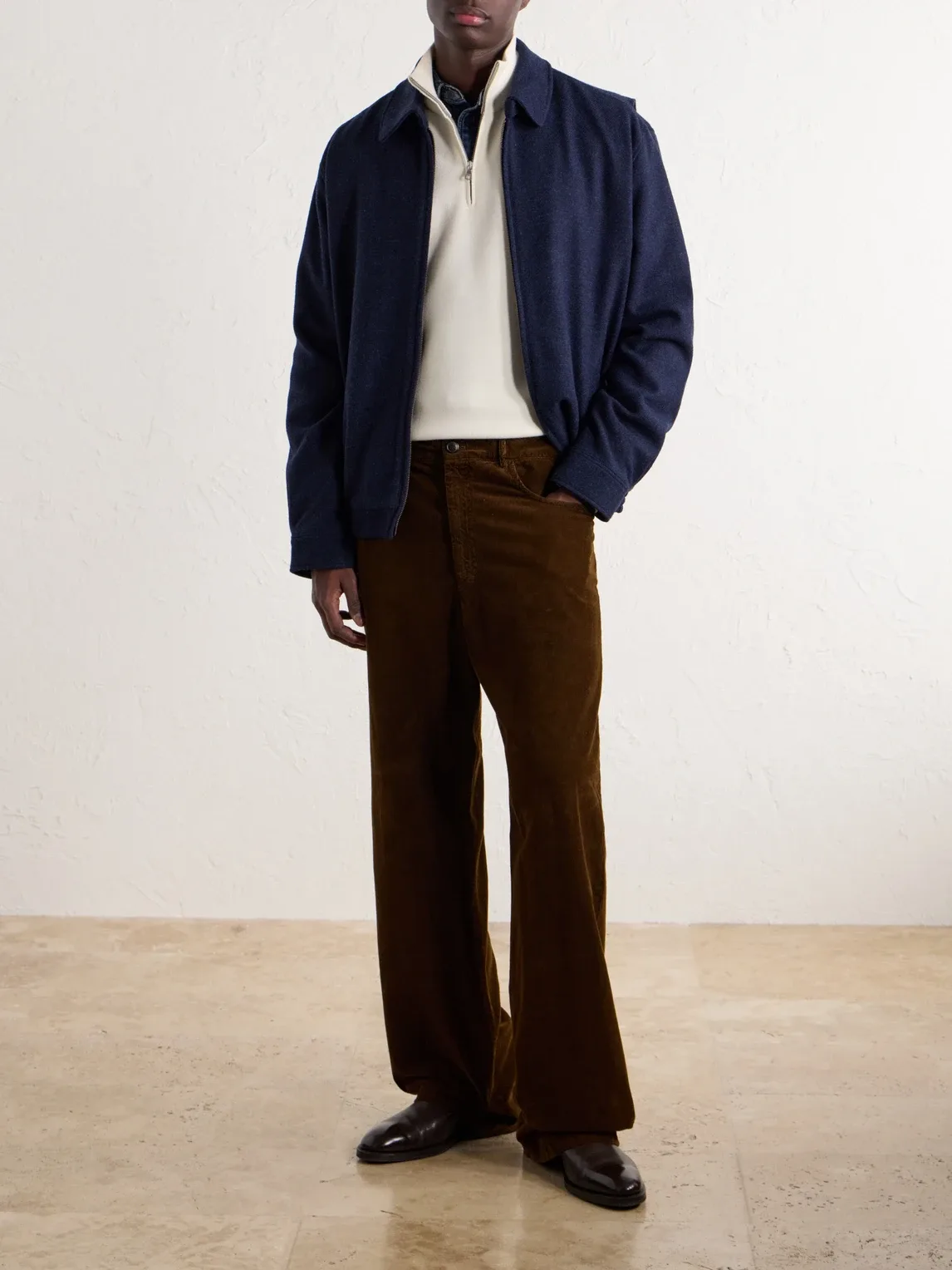 Aurelia Felted Wool Blouson Jacket