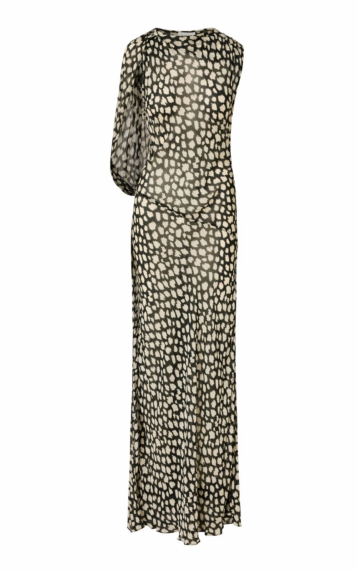Fallon Draped Chiffon Maxi Dress by Roame