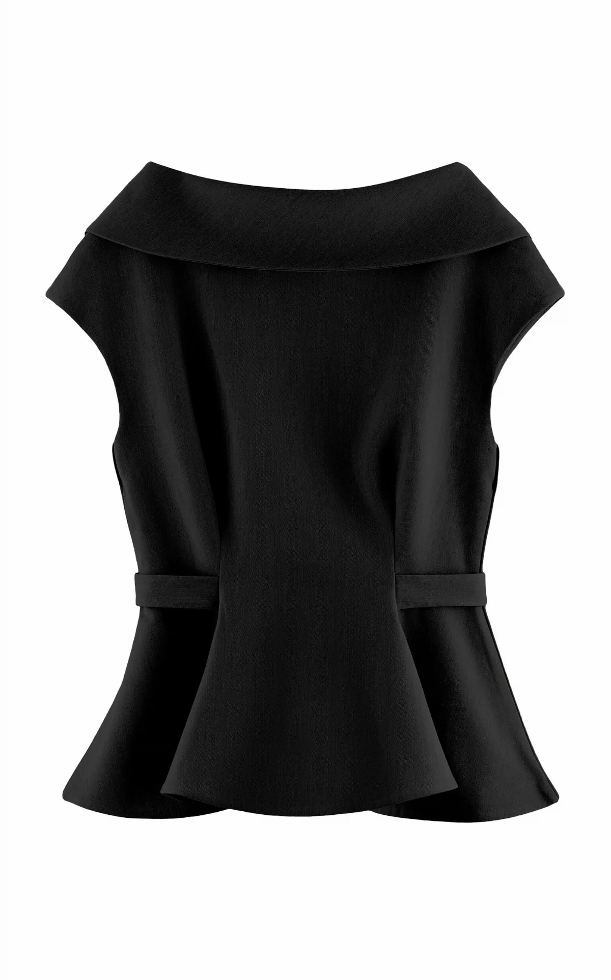 Peplum Satin Top
