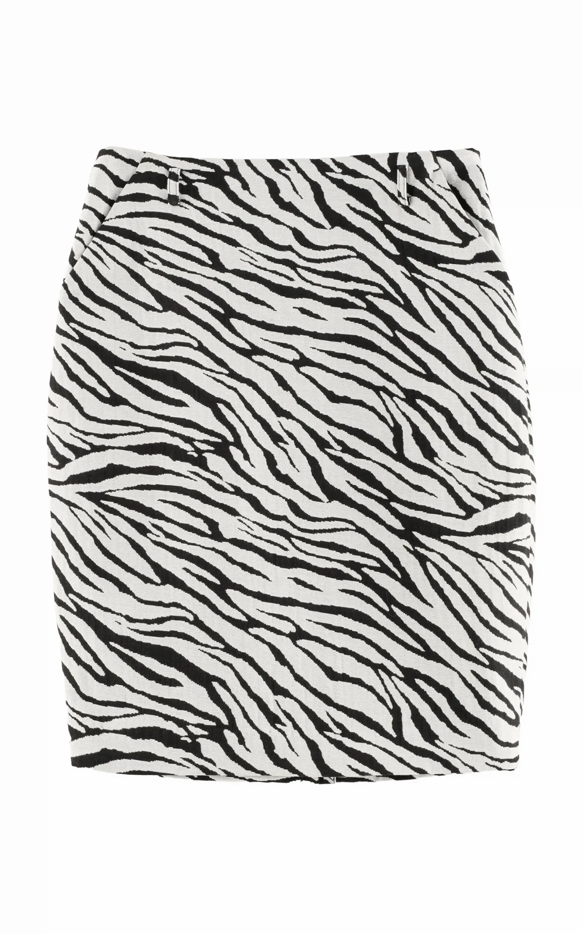 High Waist Cotton-Blend Mini Skirt by Arakii