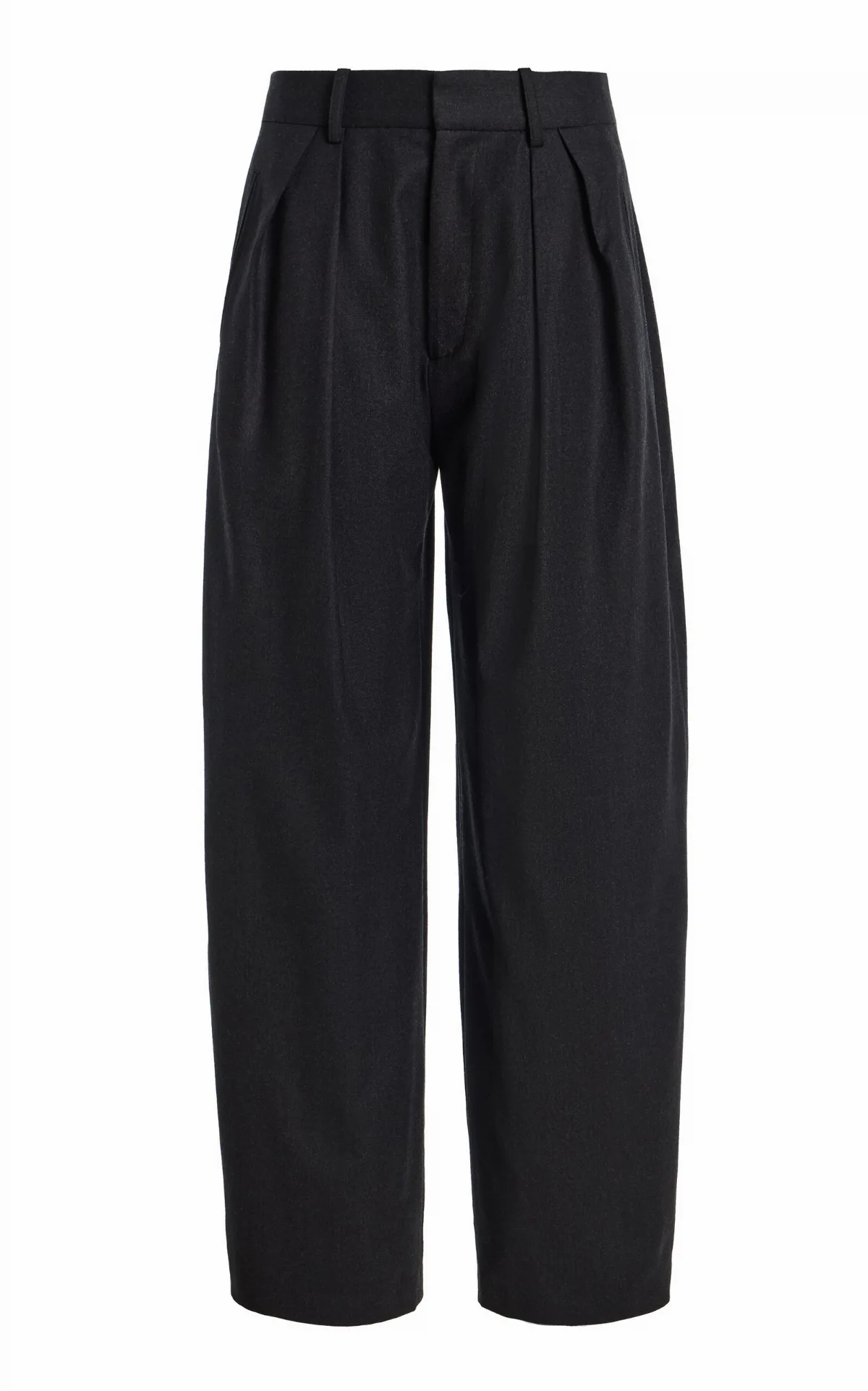 Joel Pleated Wool-Blend Wide-Leg Pants by Kallmeyer