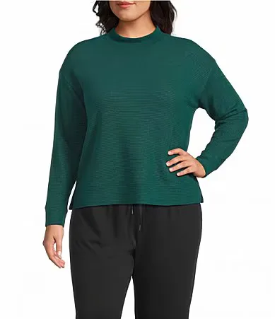 Knit Long Sleeve Mock Neck Top by Westbound