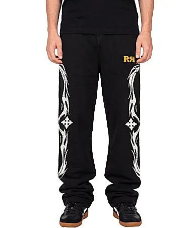 Eagle Cross Fleece Sweatpants by Rock Revival