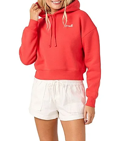 Arden Cropped Fleece Hoodie