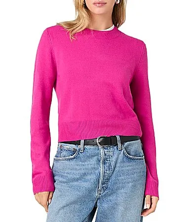 Babysoft Crew Neck Long Sleeve Sweater by French Connection