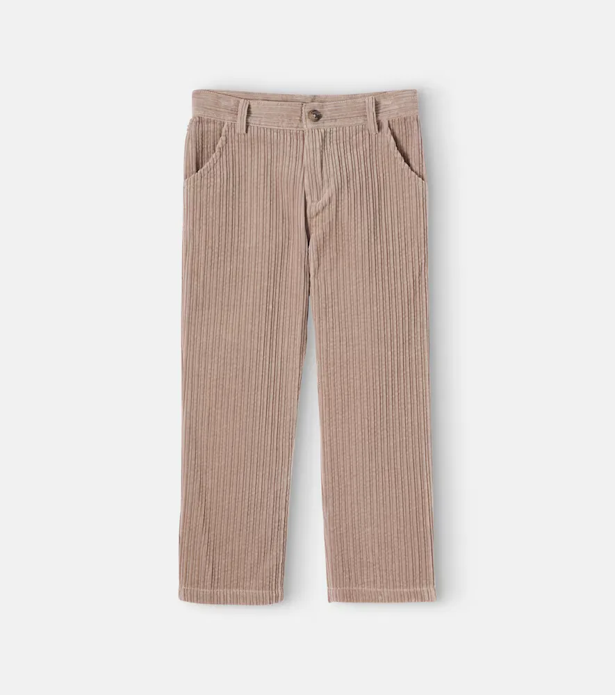 Cotton Corduroy Straight Pants by Tartine Et Chocolat