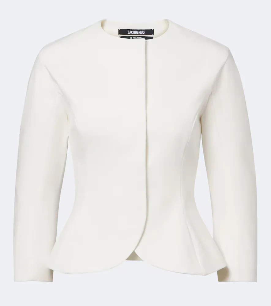 Palmier Peplum Jacket by JACQUEMUS