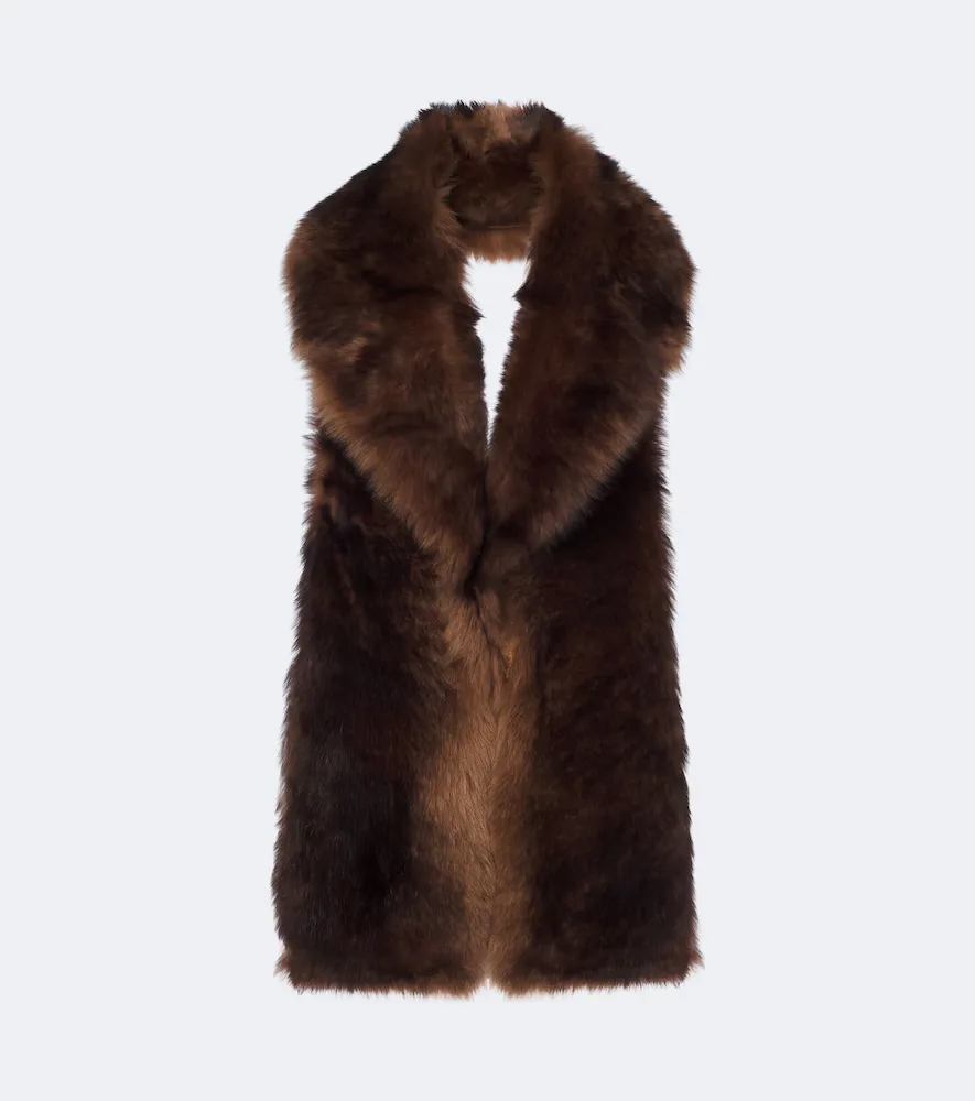Shearling Vest by Yves Salomon