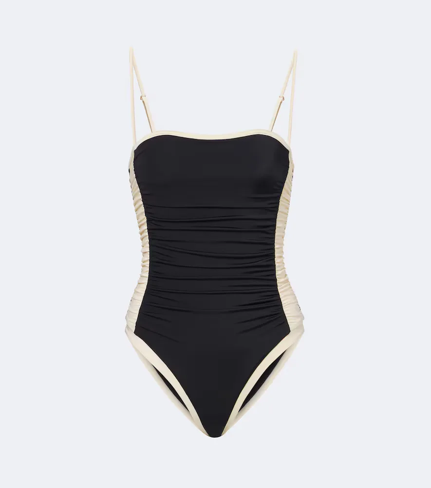 Ruched Swimsuit by Johanna Ortiz