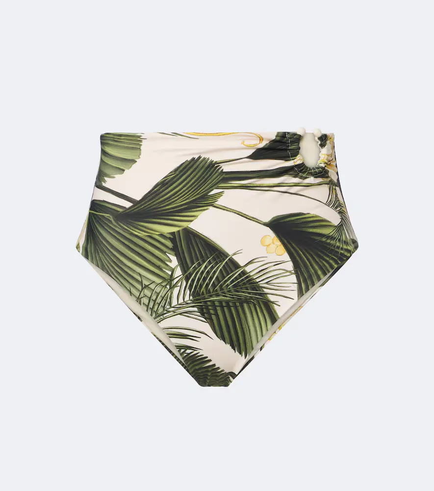 Printed Bikini Bottoms by Johanna Ortiz