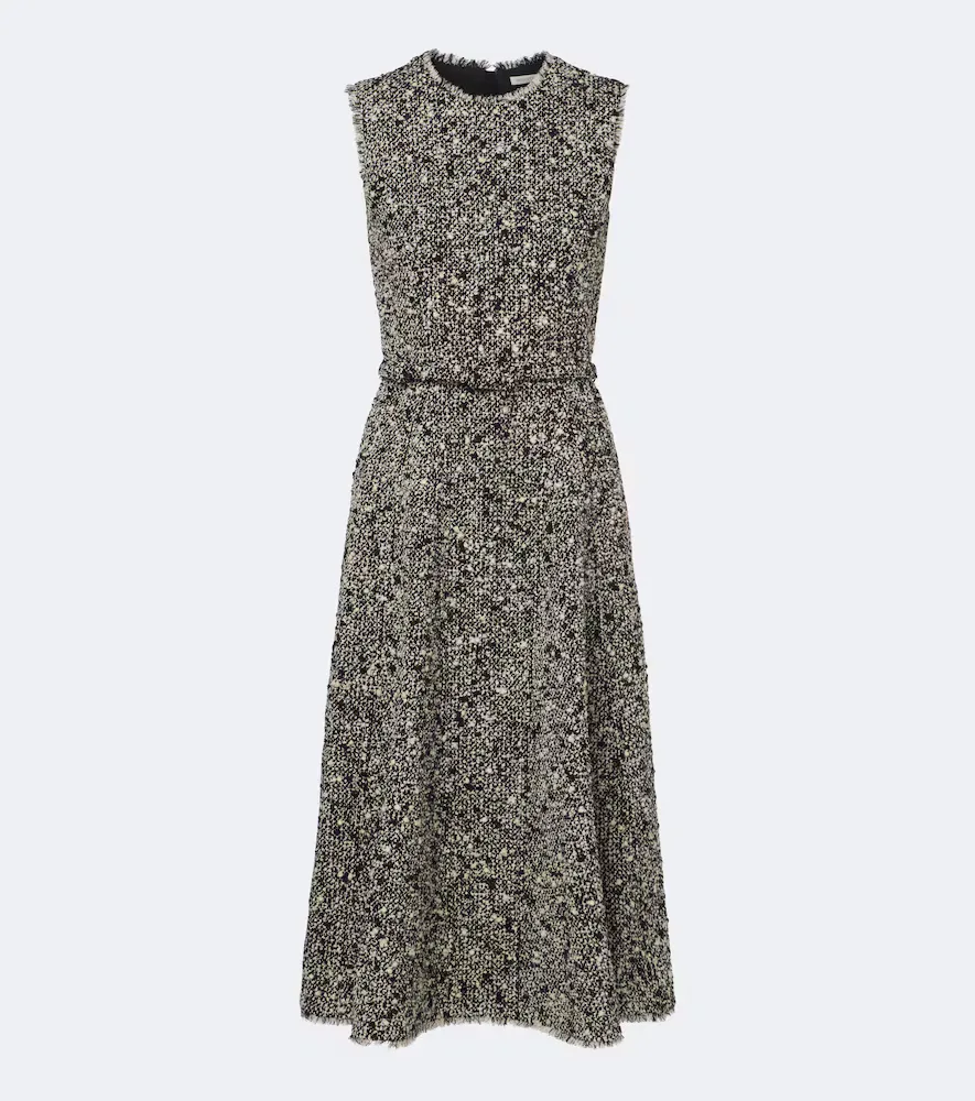 Rosalino Wool-Blend Boucle Midi Dress by Emilia Wickstead
