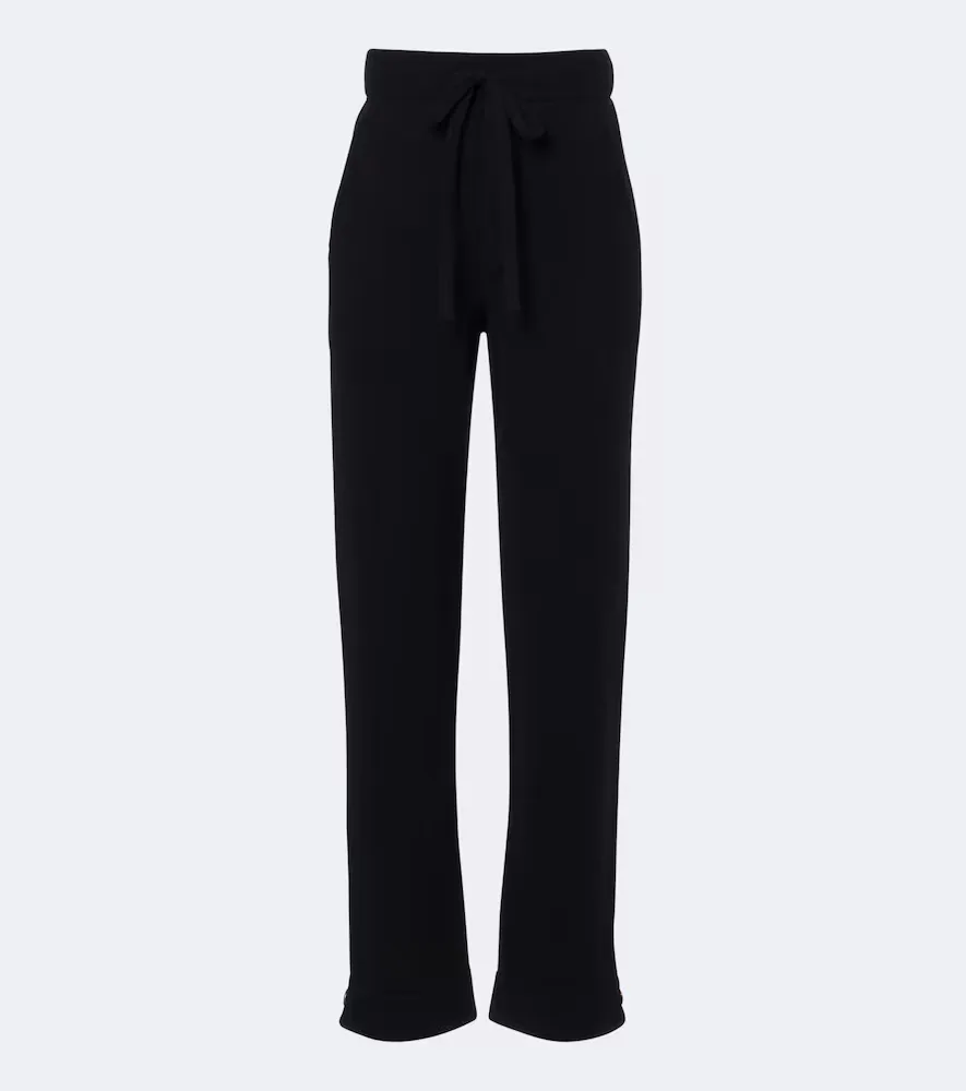 Milano Cashmere Straight Pants with Tigers Eye