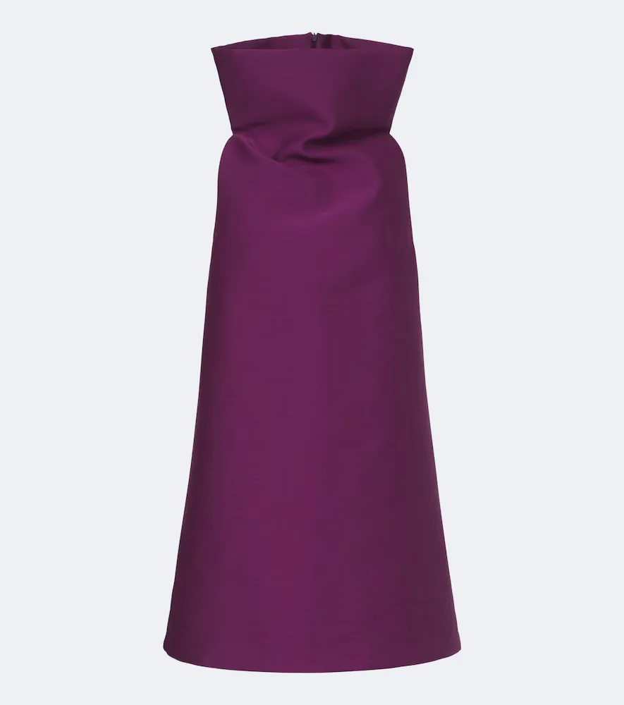 Wool and Silk-Blend Minidress by Balenciaga
