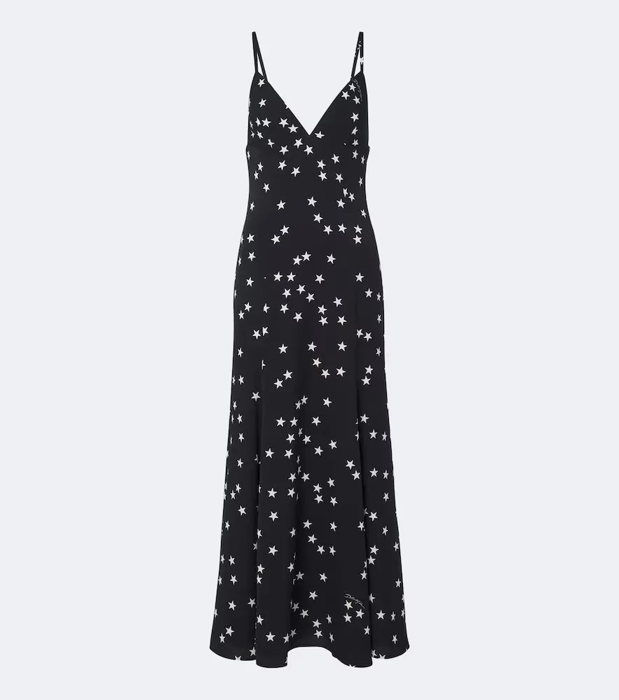 Printed Silk-Blend Midi Dress by Dolce&Gabbana