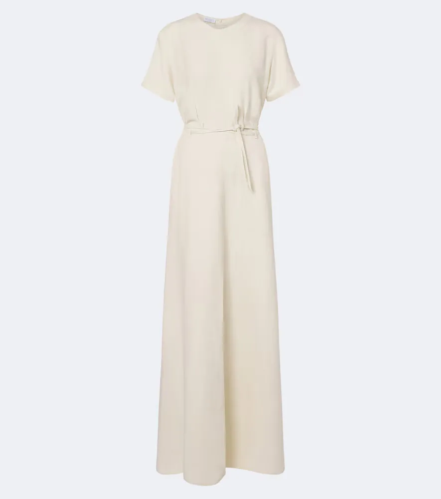Monilli Belted Maxi Dress by Brunello Cucinelli
