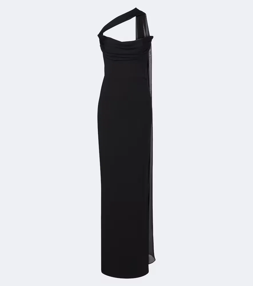The New Arrivals Ilkyaz Ozel Juliette Scarf-Detail Bustier Gown by The New Arrivals Ilkyaz Ozel