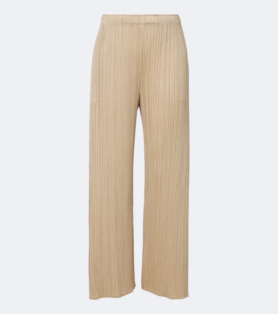Monthly Colors: October Pleated Wide-Leg Pants by Pleats Please Issey Miyake
